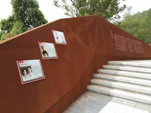吉阳耐候钢挡土墙